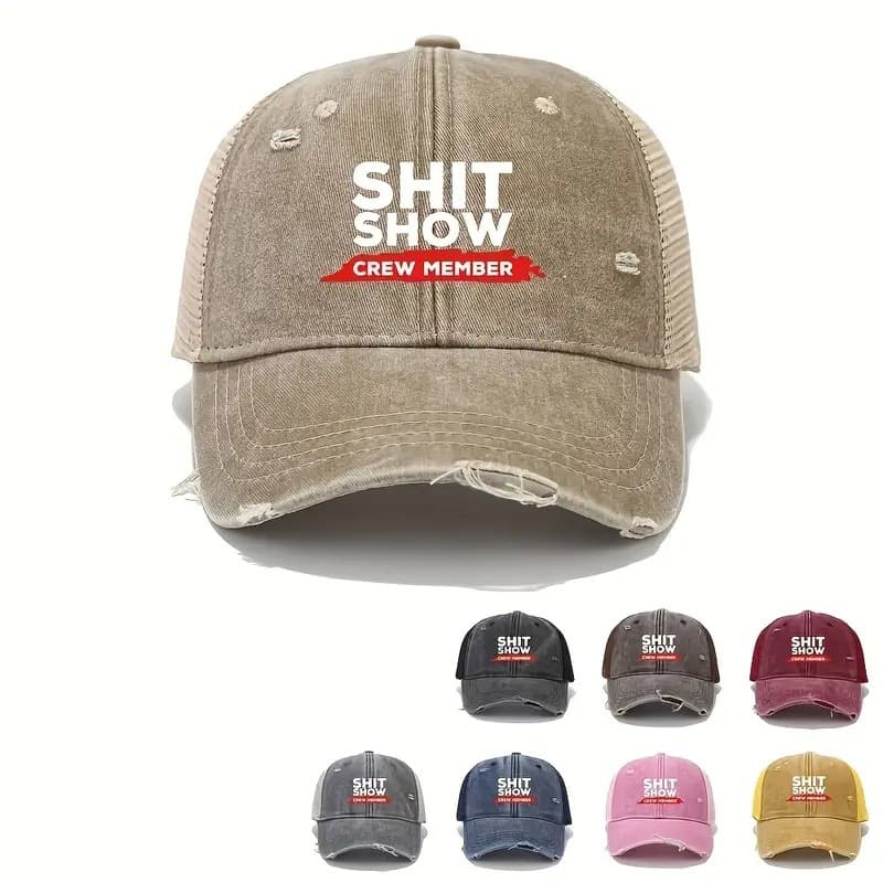 Pigment Dyed Washed Distressed Trucker Cap thumbnail 5
