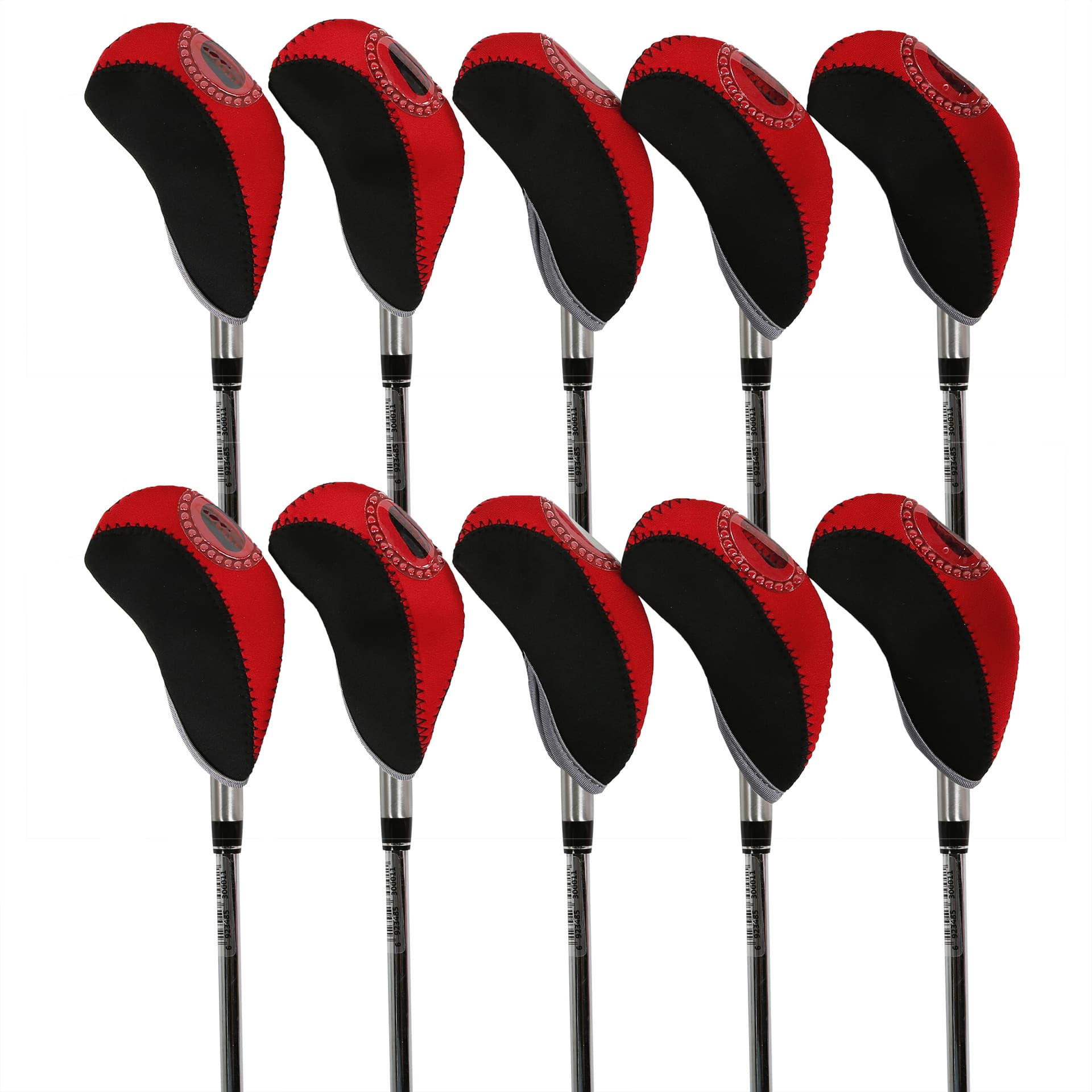 Golf Club Iron Head Covers 10Pcs Set With Top Window thumbnail 7