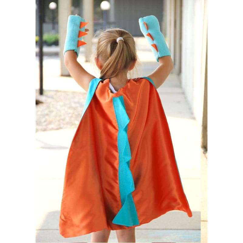 Toddler Cute Dinosaur Dress-Up Cape With Arm Cuff thumbnail 9