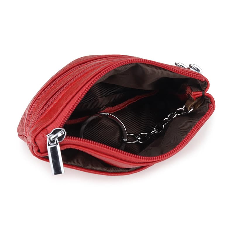 cowhide card money coin purses With Zipper Pocket thumbnail 9