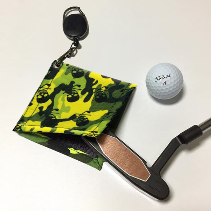 Golf Ball Cleaner/Washer Towel With Keychain thumbnail 5