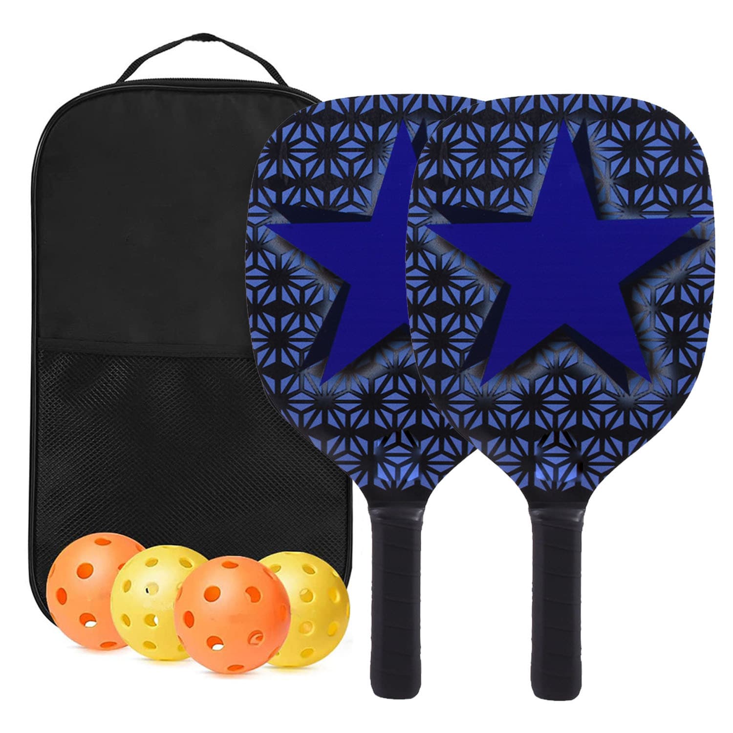 Wood Pickleball Paddles Set of 2 thumbnail 5