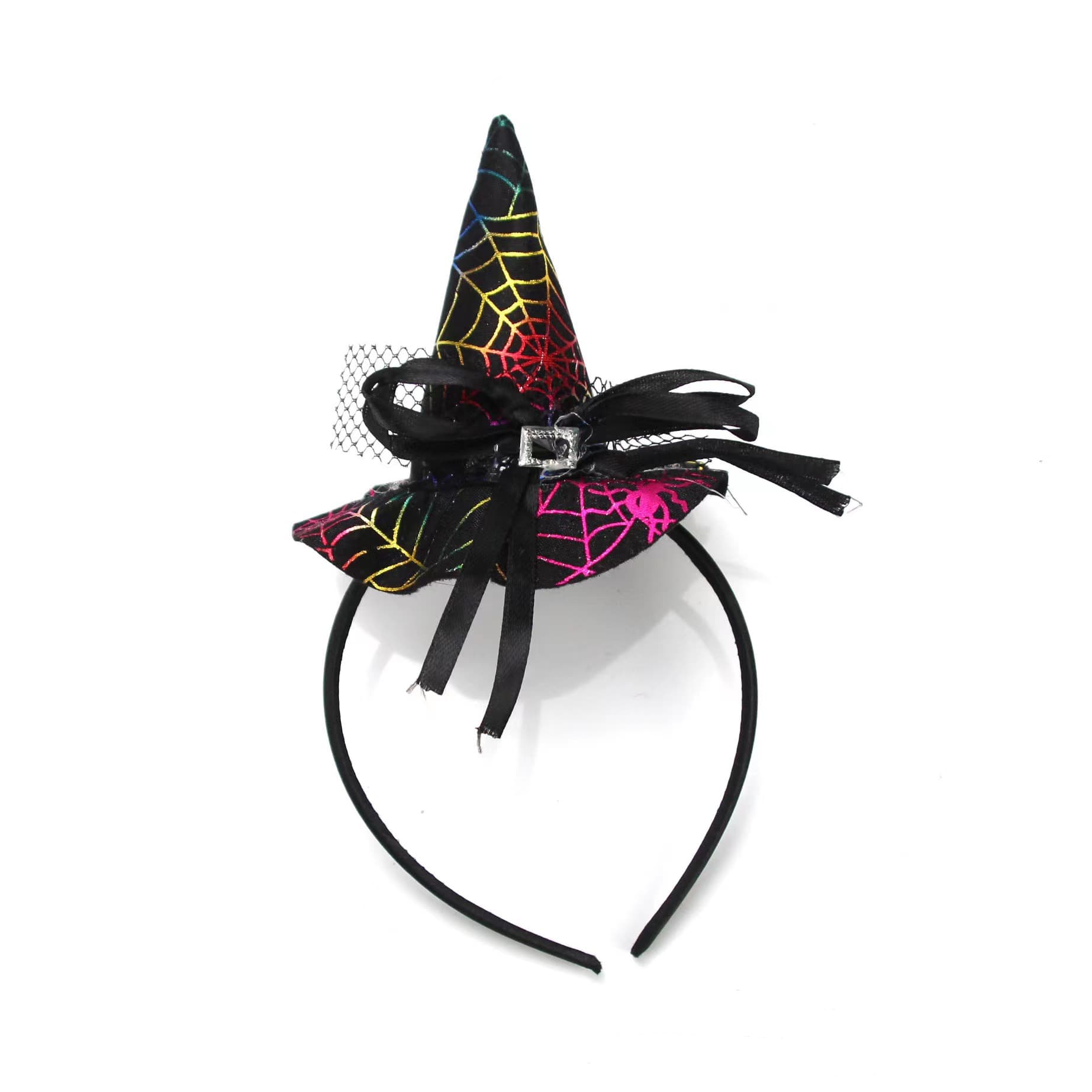 Halloween Witch Feather Hat Headband thumbnail 6