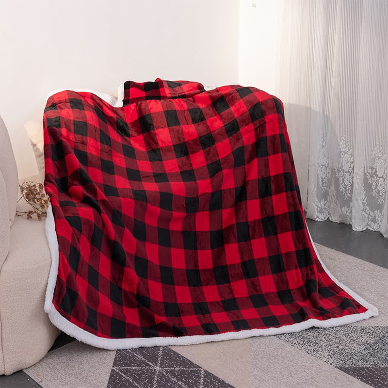 Wearable Cuddle Wrap Blanket, Warm Soft Hooded Poncho thumbnail 5