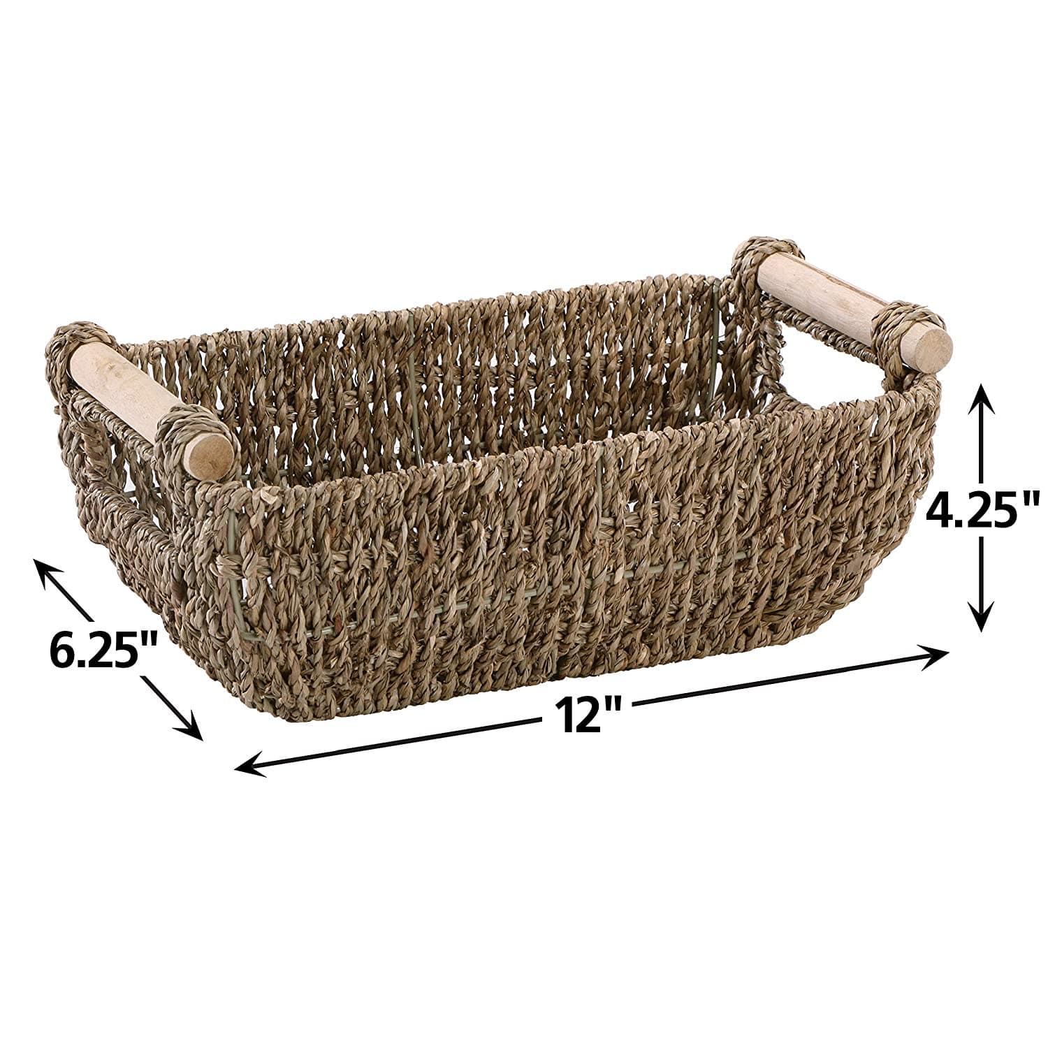 Storage Works Hand-Woven Small Wicker Baskets thumbnail 6