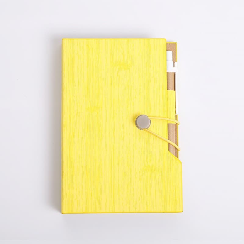 Customizable Woodgrain Notebook with Sticky Notes And Flags thumbnail 9