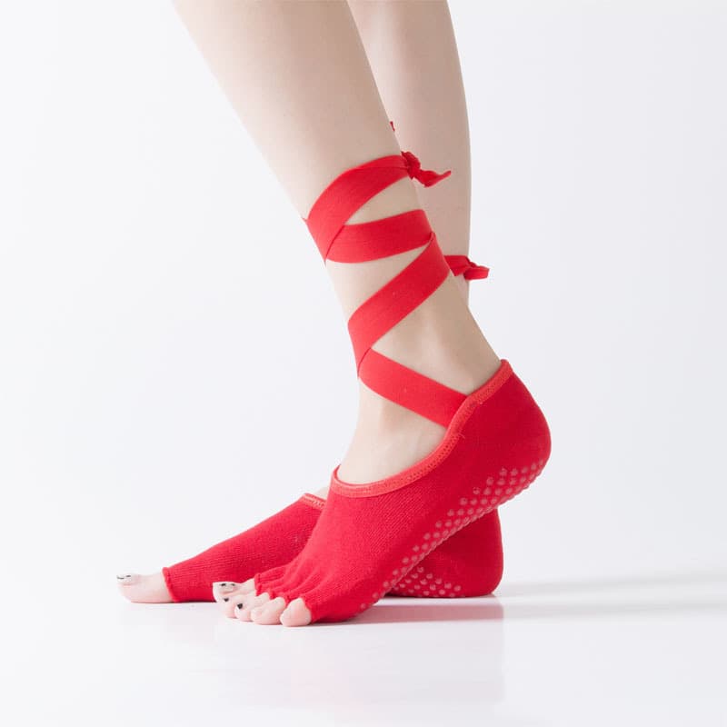 New Non Slip Socks Yoga Pilates Pure Barre And Ballet thumbnail 2