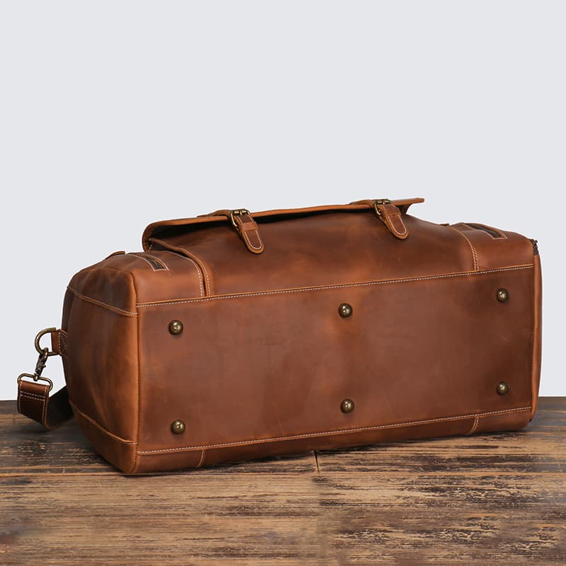 Large Leather Duffle Bag thumbnail 2