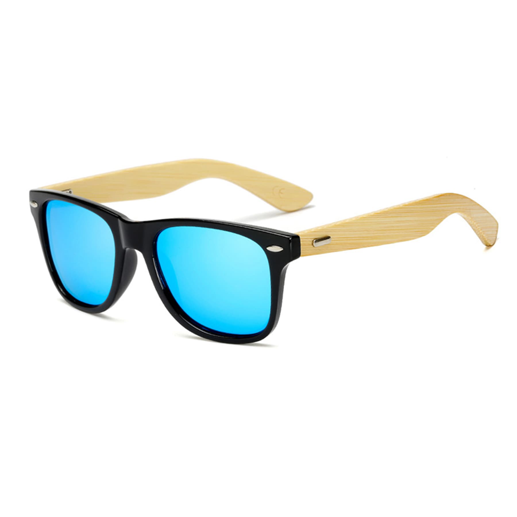 Unisex Bamboo Sunglasses thumbnail 4