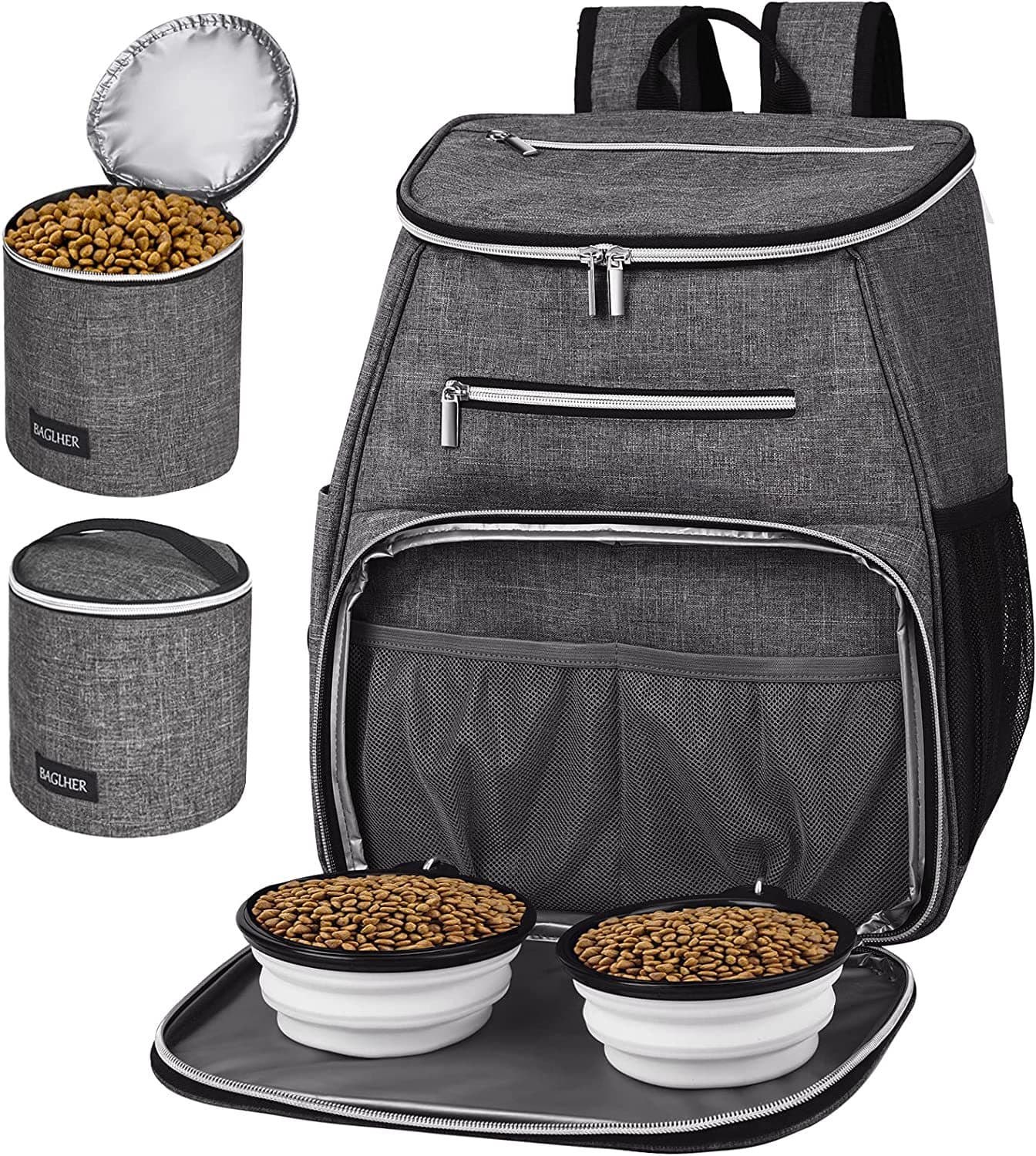 Outdoor Backpack Cat Food And Dog Food Collection Bag thumbnail 5