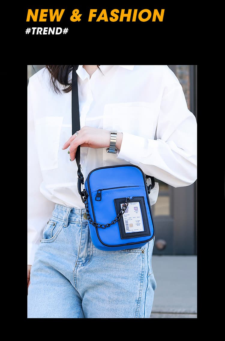 Oxford Crossbody Bag With Chain thumbnail 3
