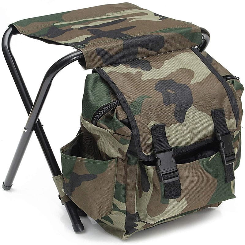 In Stock Portable Outdoor Folding Fishing Stool Backpack thumbnail 4