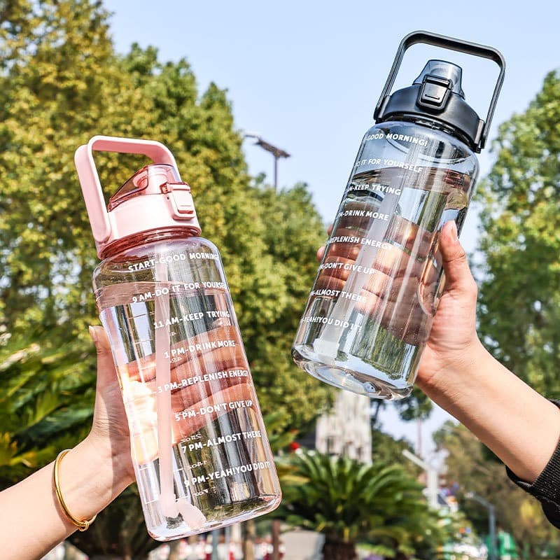 2L Sports Water Bottle With Time Marker thumbnail 7