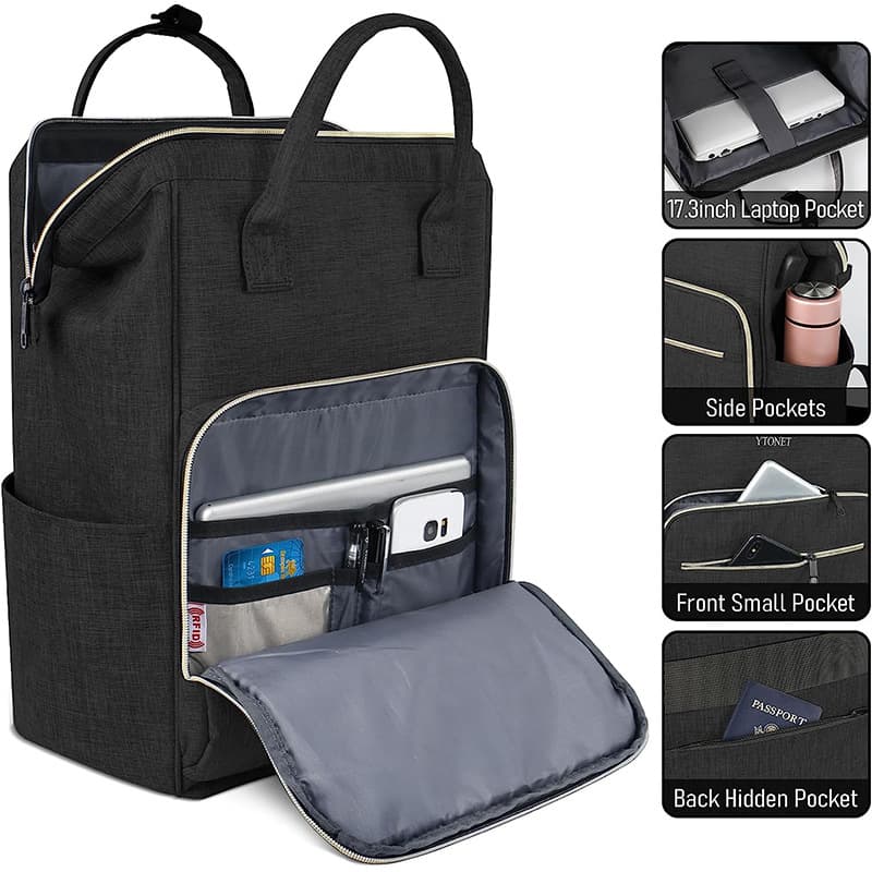 Laptop Backpack with USB Charging Port Carry on Bag for Work thumbnail 5
