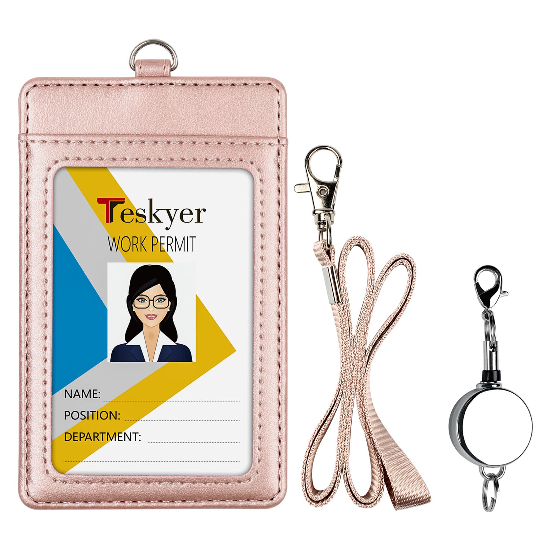Leather Badge Holder thumbnail 6
