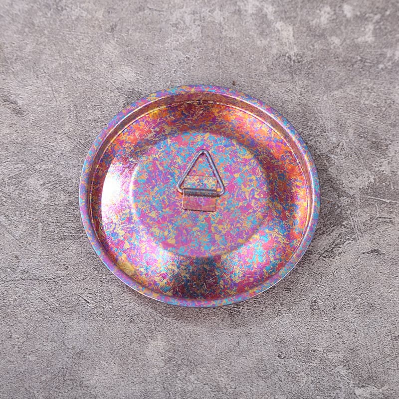 Ultralight Purple Titanium Cup with Lid thumbnail 3