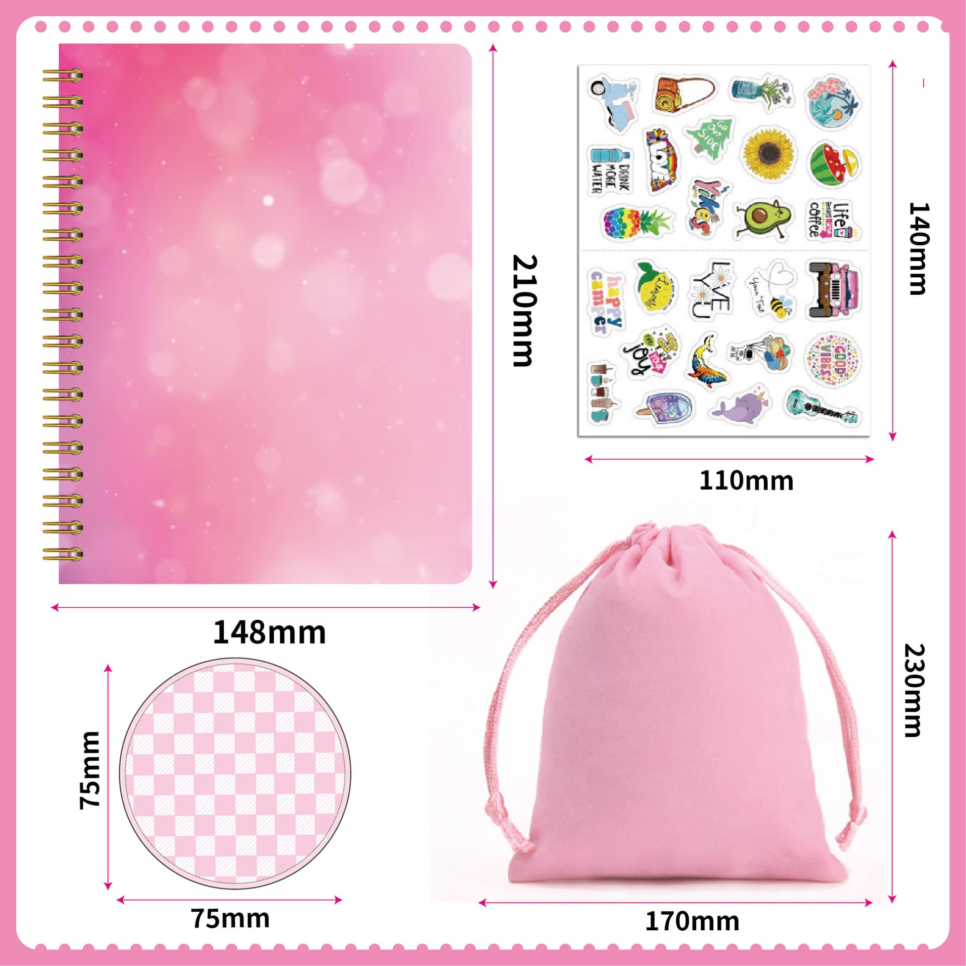 DIY Journal Set Gifts for Girls Teenage thumbnail 4