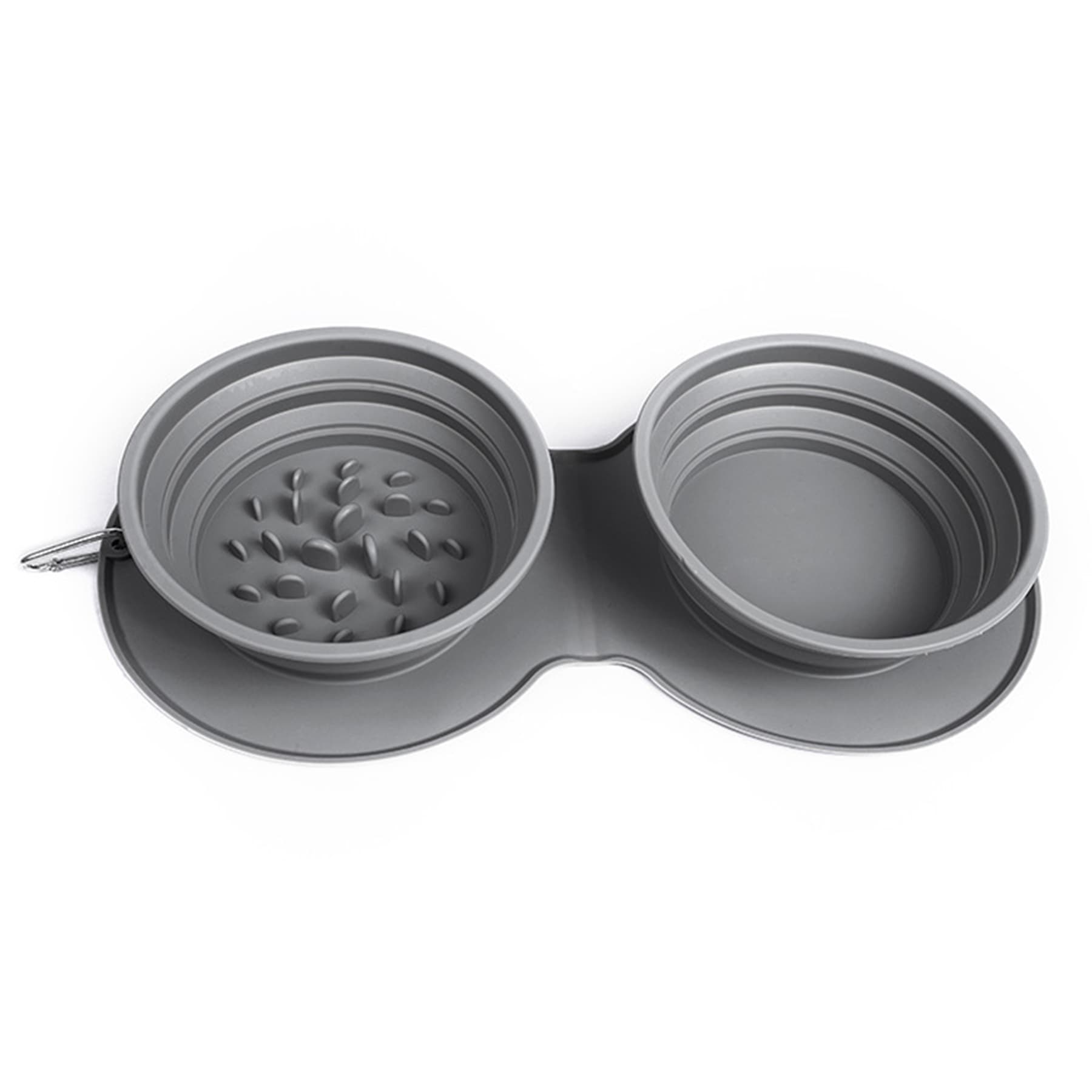 Silicone Collapsible Dog Double Bowl thumbnail 2