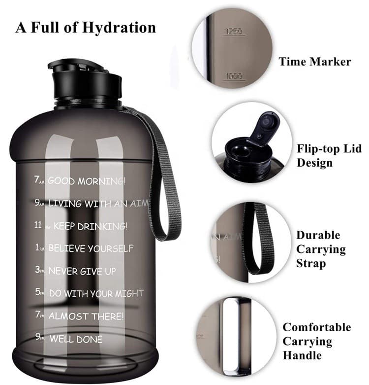 64oz Water Bottle with Time Marker thumbnail 5