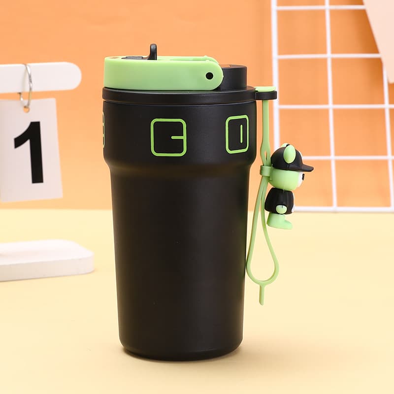 18.6 oz stylish stainless steel vacuum coffee cup thumbnail 6