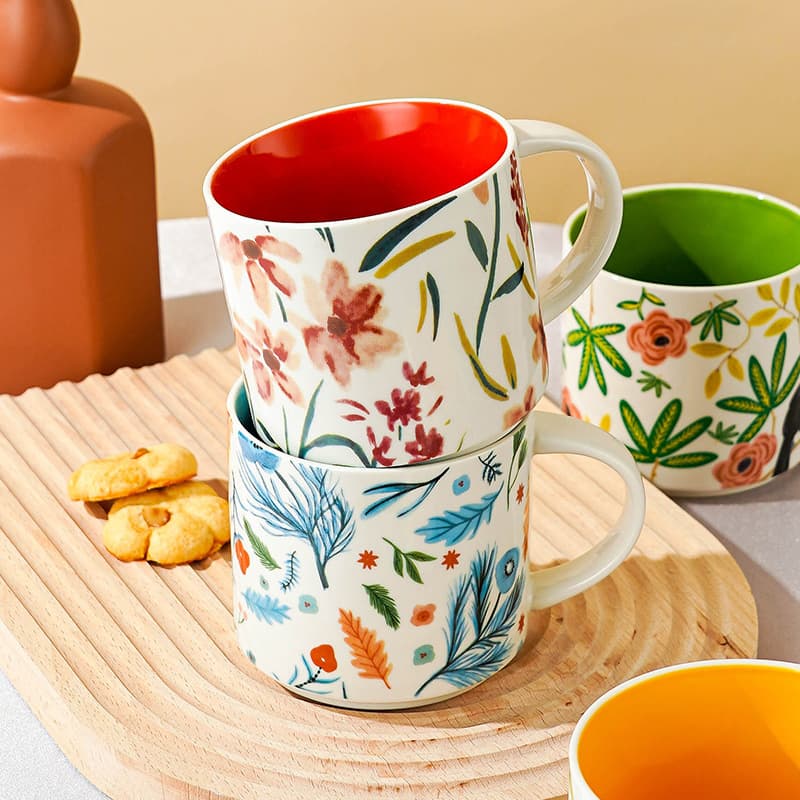 14 Oz Porcelain Coffee Mugs thumbnail 3
