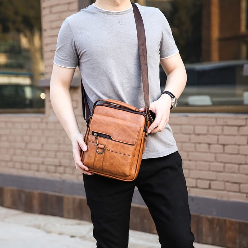 PU Leather Sling Shoulder Bag thumbnail 5