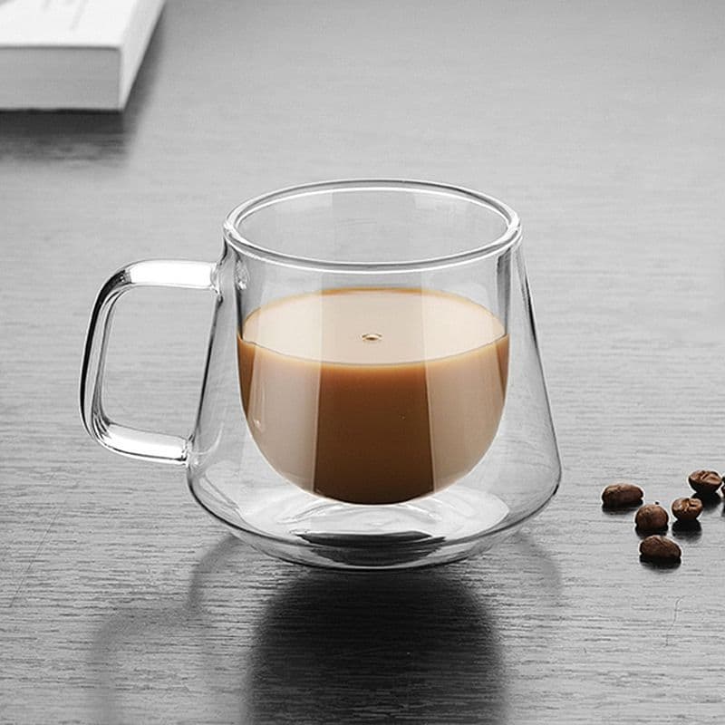 Double Wall Glass Thermo Cup Teacup thumbnail 4