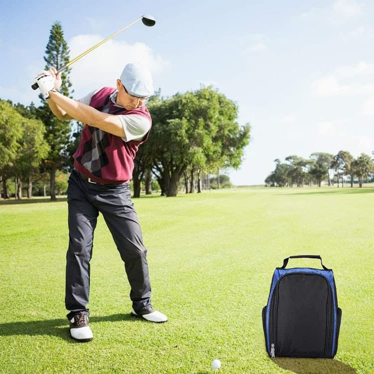 600D Golf Shoe Bags With Pockets thumbnail 4