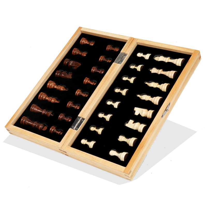 Magnetic Wooden Chess thumbnail 2