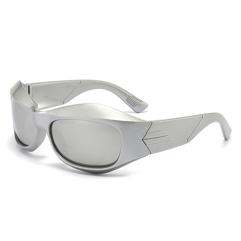 Fashion Y2K Oversized Futuristic Oval Sunglasses thumbnail 9