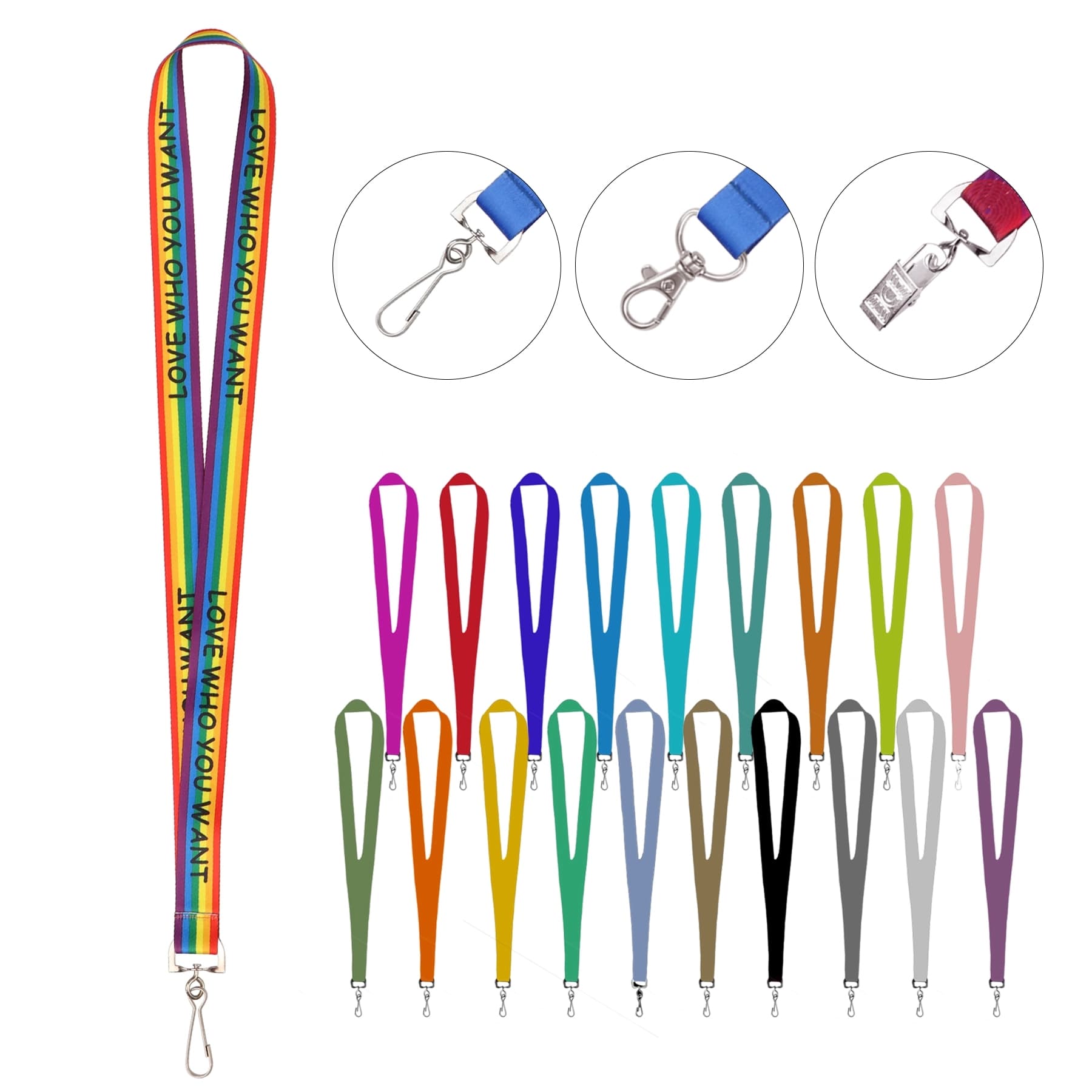 3/4" Full Color Dye Sublimation Lanyard thumbnail 4