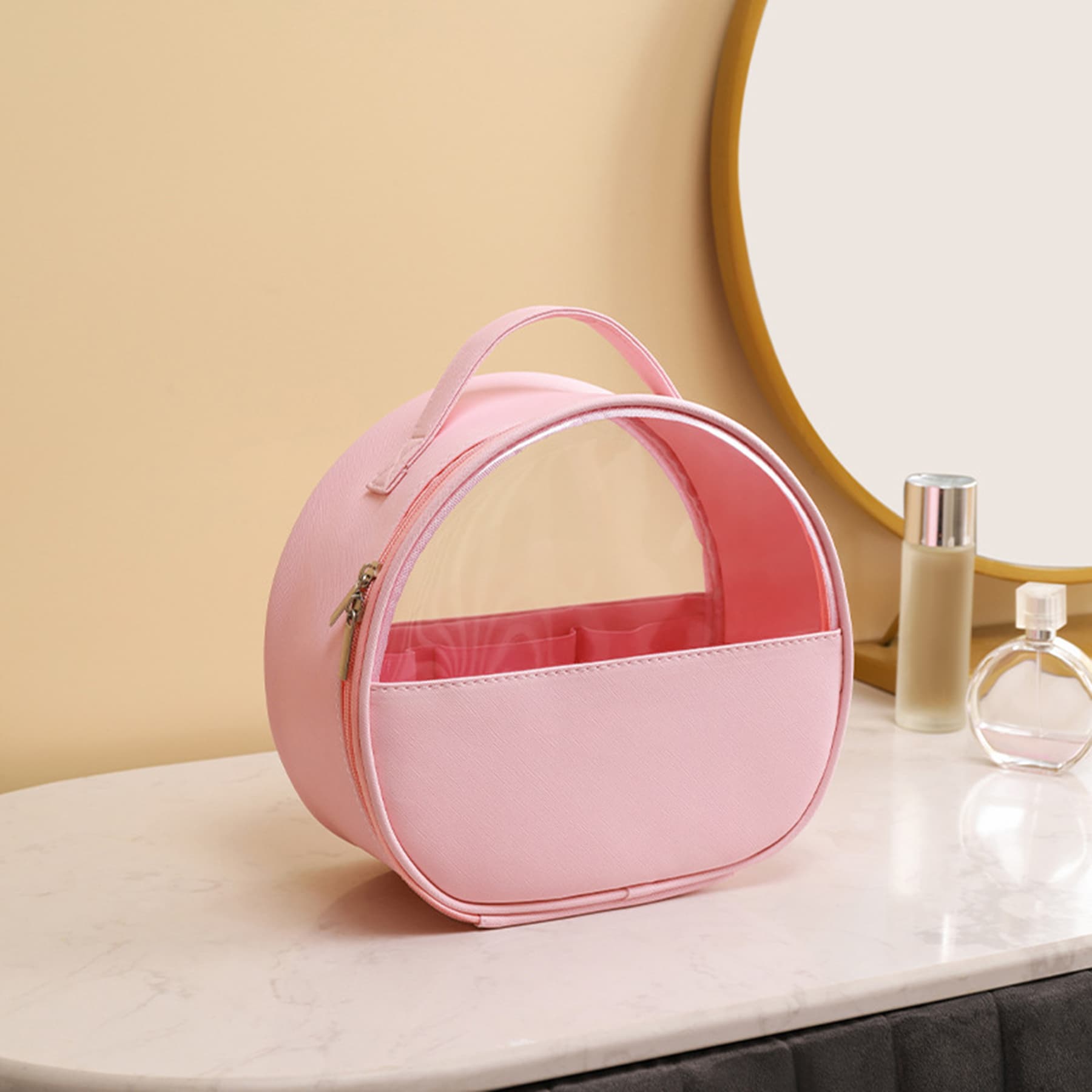  Cosmetic PU Clear Travel Makeup Bag thumbnail 5