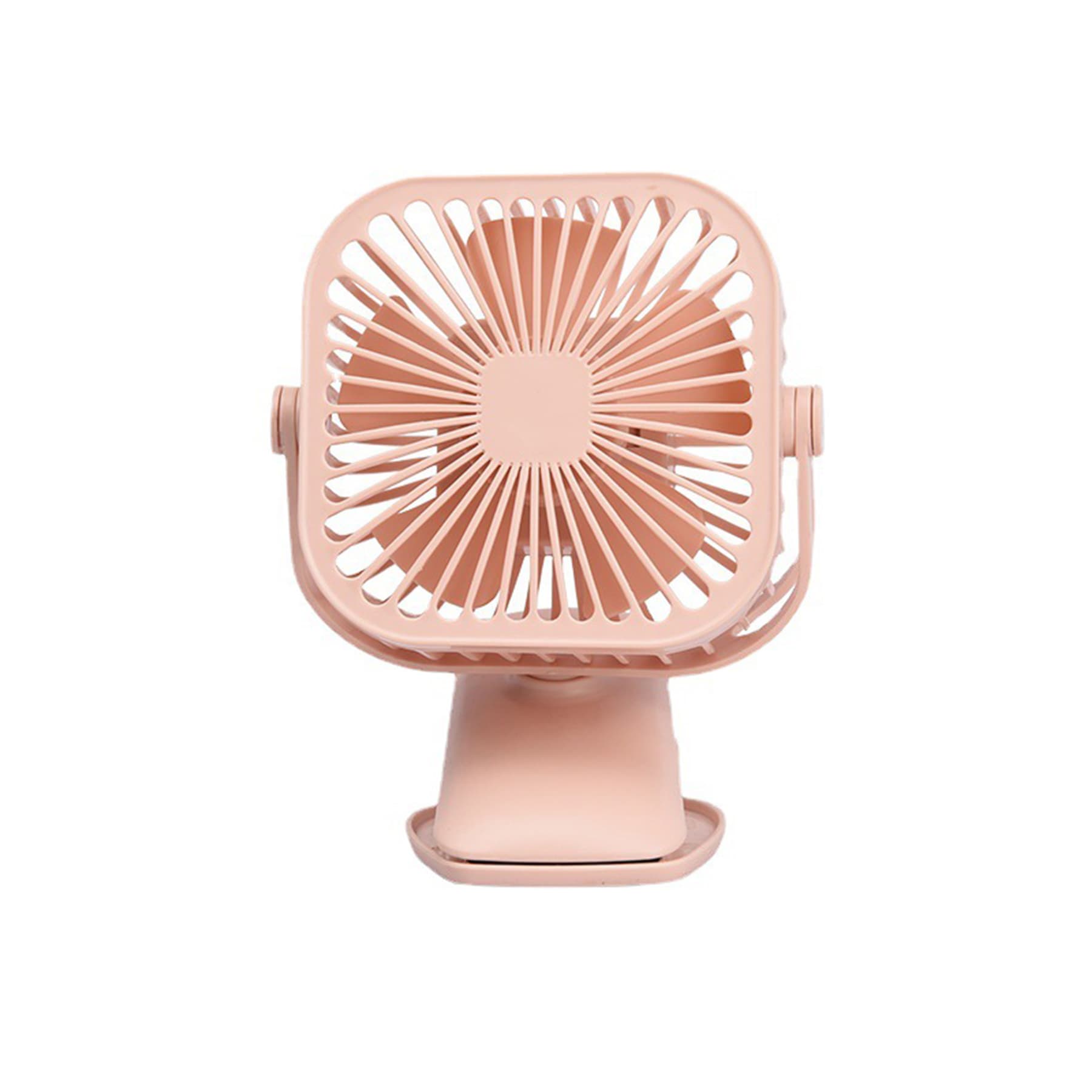 Rechargeable USB Desk Clip Fan w/ LED Light thumbnail 2