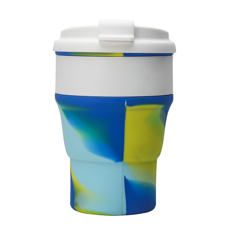 Silicone Folding Camping Cup Leak Proof BPA Free 18.5OZ thumbnail 5