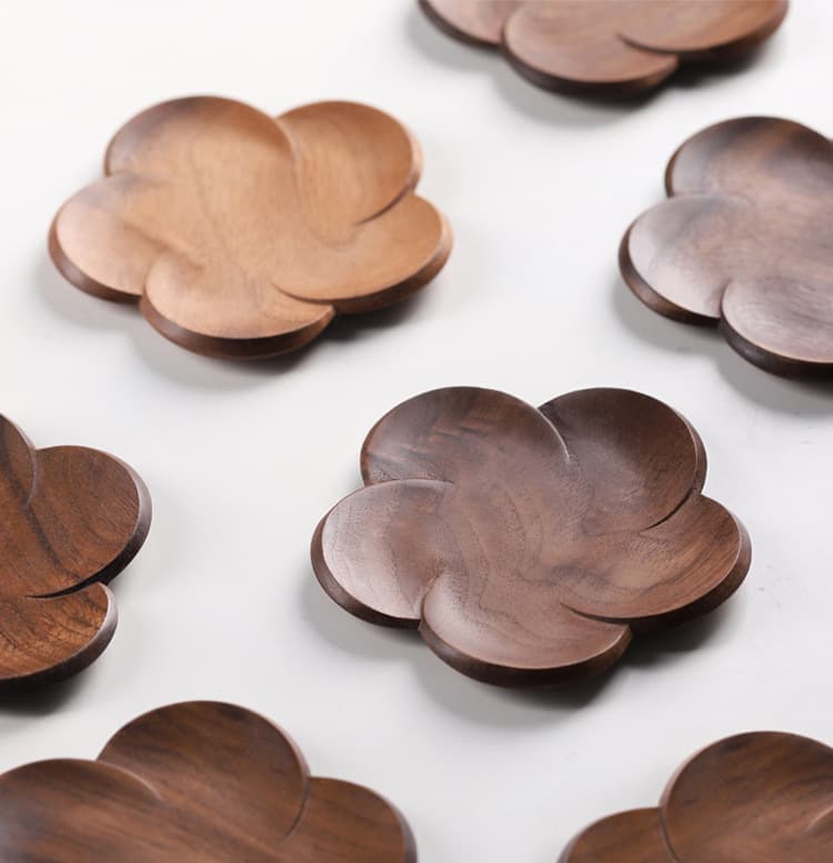 Black Walnut Wooden Cup Coaster