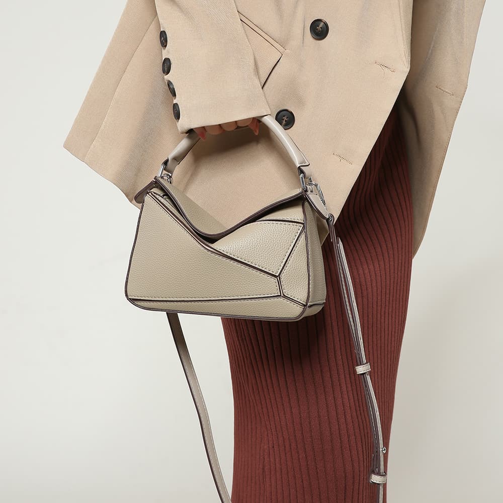One Shoulder Geometric Portable Cross-Body Bag For Women thumbnail 7