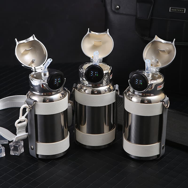 316 Stainless Steel Electroplating Smart Thermos Cup thumbnail 2