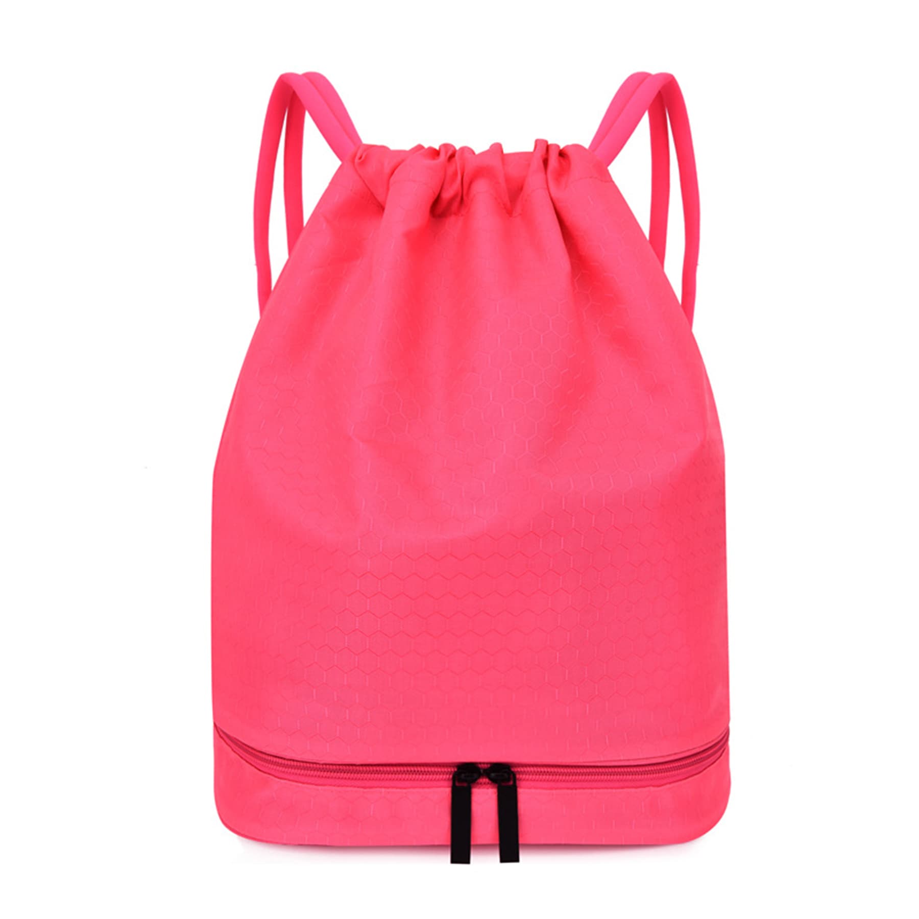 Oxford Sports Drawstring Bag with Shoes Compartment thumbnail 5