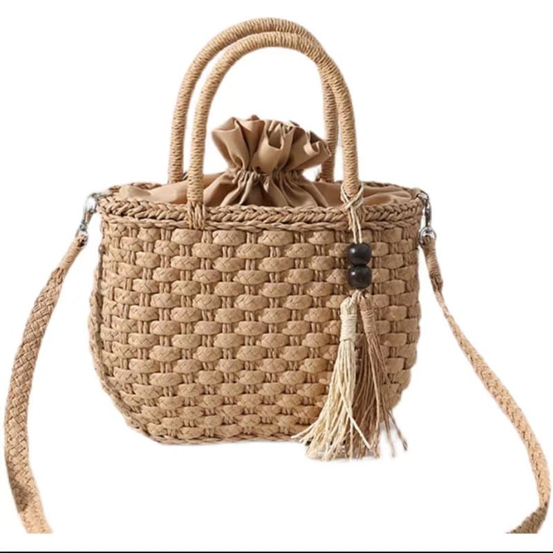 Jute Vintage hand-woven cross-body bag handbag thumbnail 6
