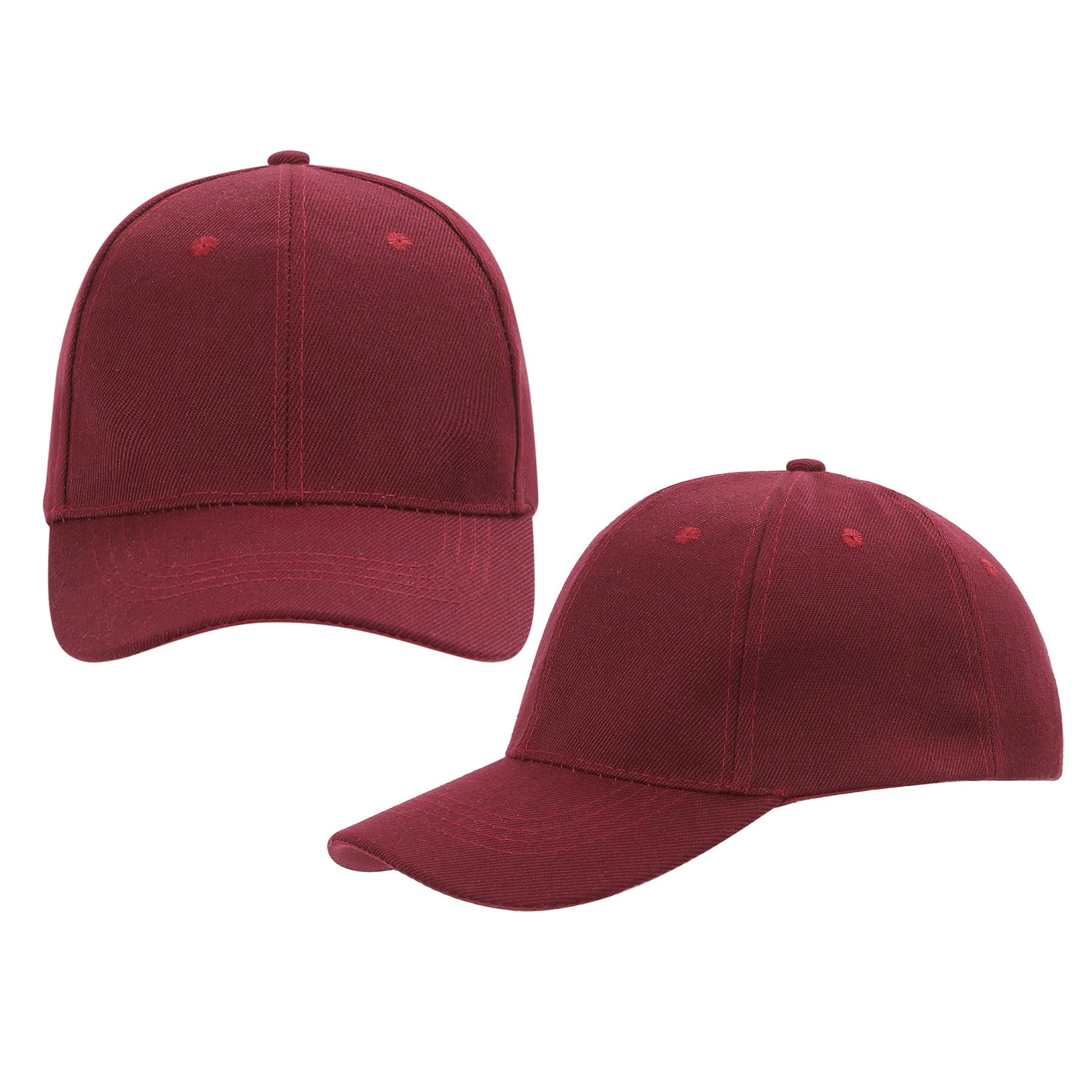 6 Panels Cotton Twill Peaked Cap thumbnail 3