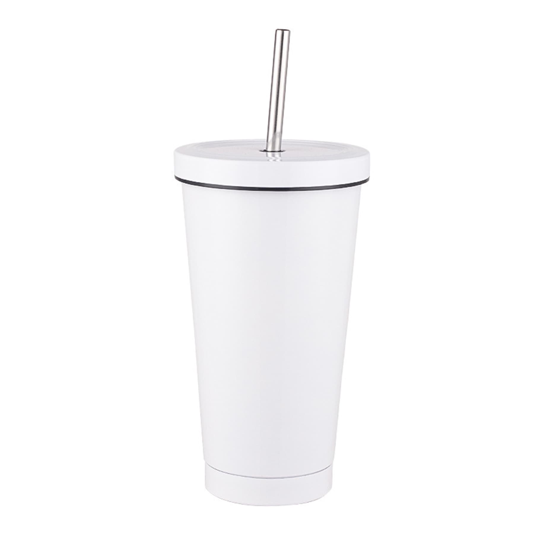 24 oz. Insulated Tumbler Cup with Straw thumbnail 5