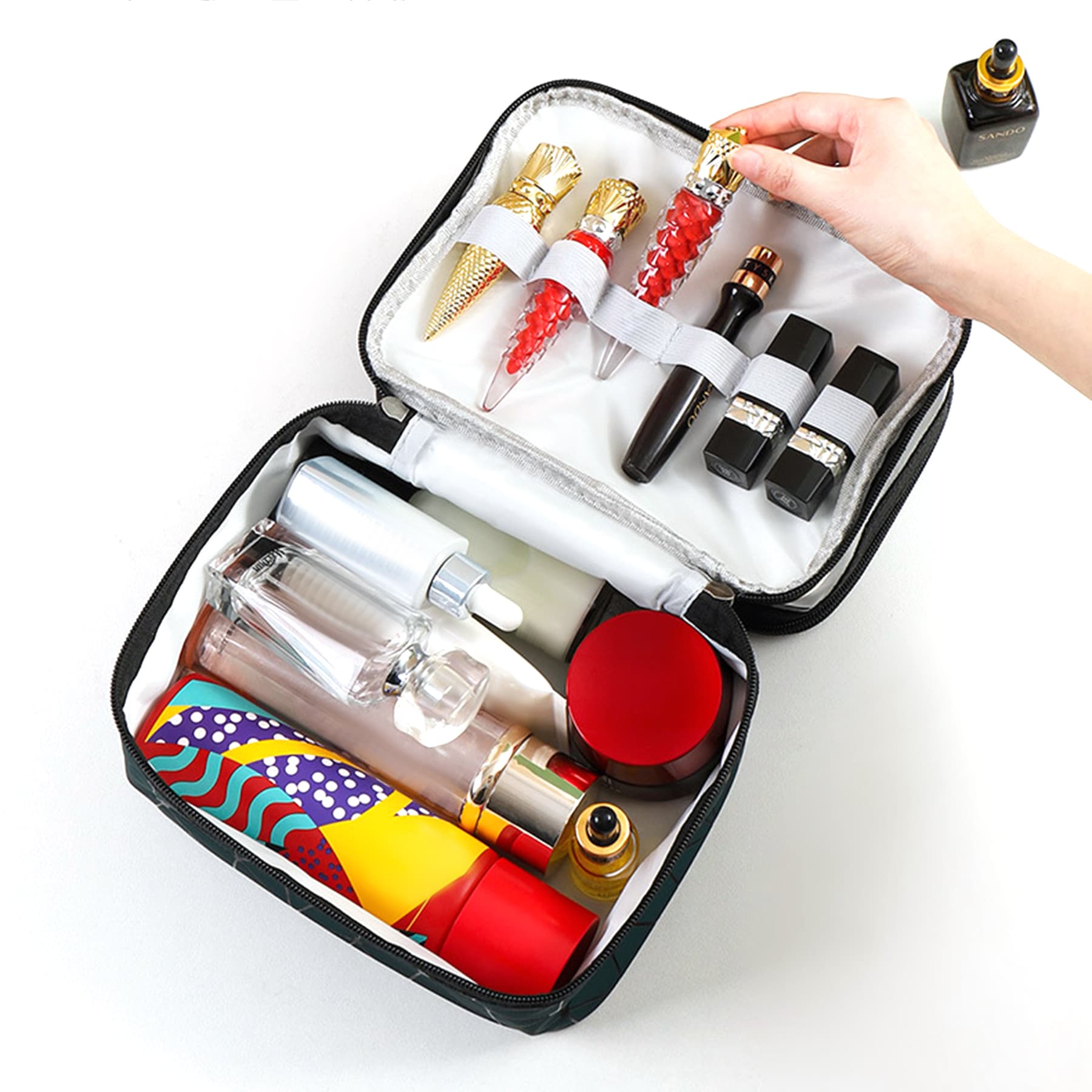 Double layer Travel Cosmetic Case thumbnail 9