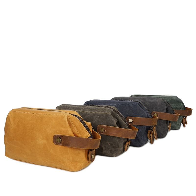 Waxed Canvas Toiletry Bag thumbnail 6