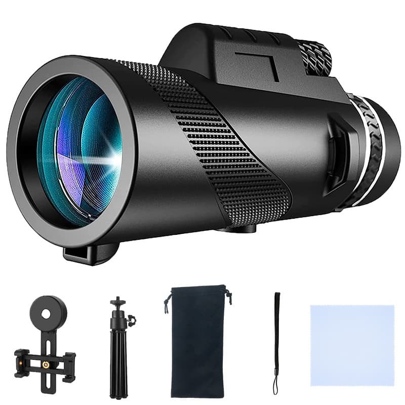 40X60 Monocular Telescope With Smartphone Holder And Tripod thumbnail 2