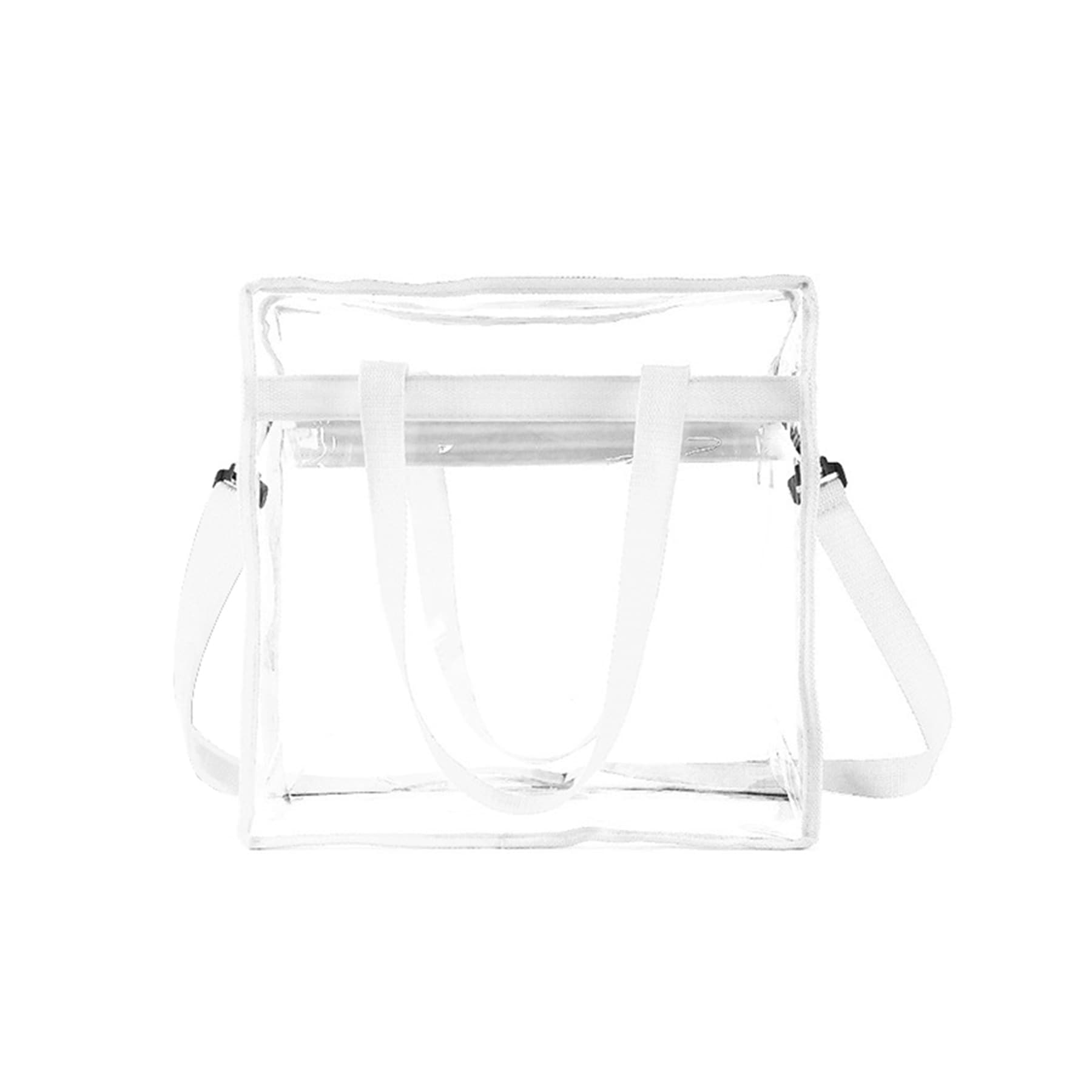 Clear Tote Bag With Zipper thumbnail 4