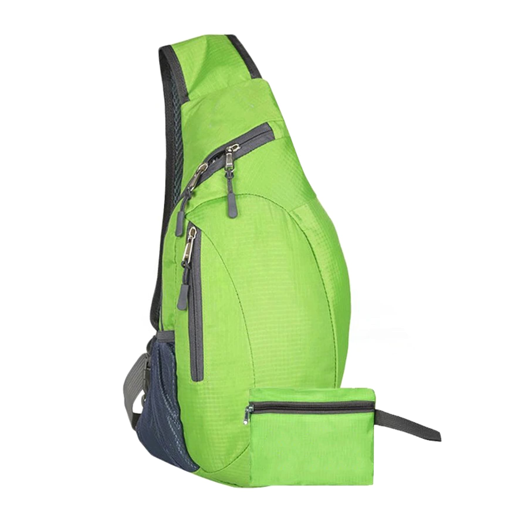 Foldable Nylon Triangle Messenger Bag thumbnail 4