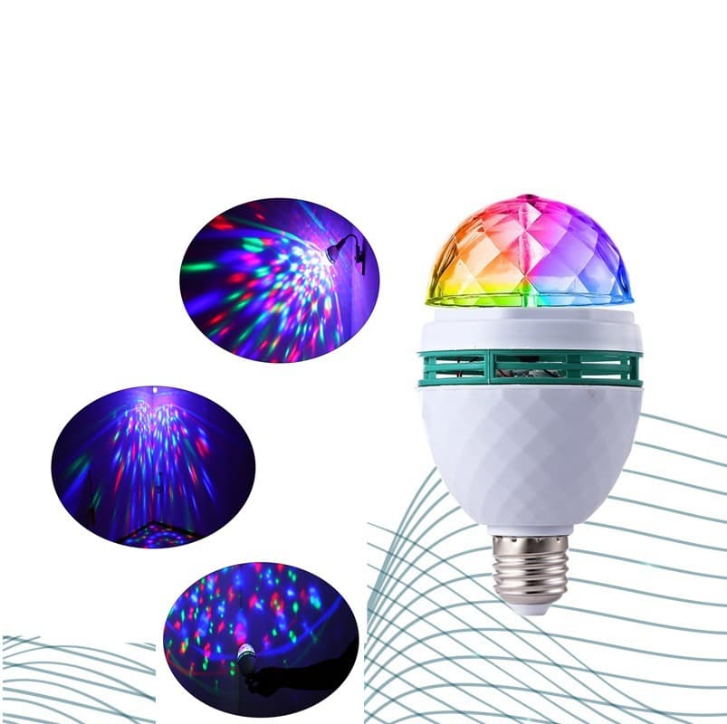 Rotating Party RGB Bulb Light thumbnail 4