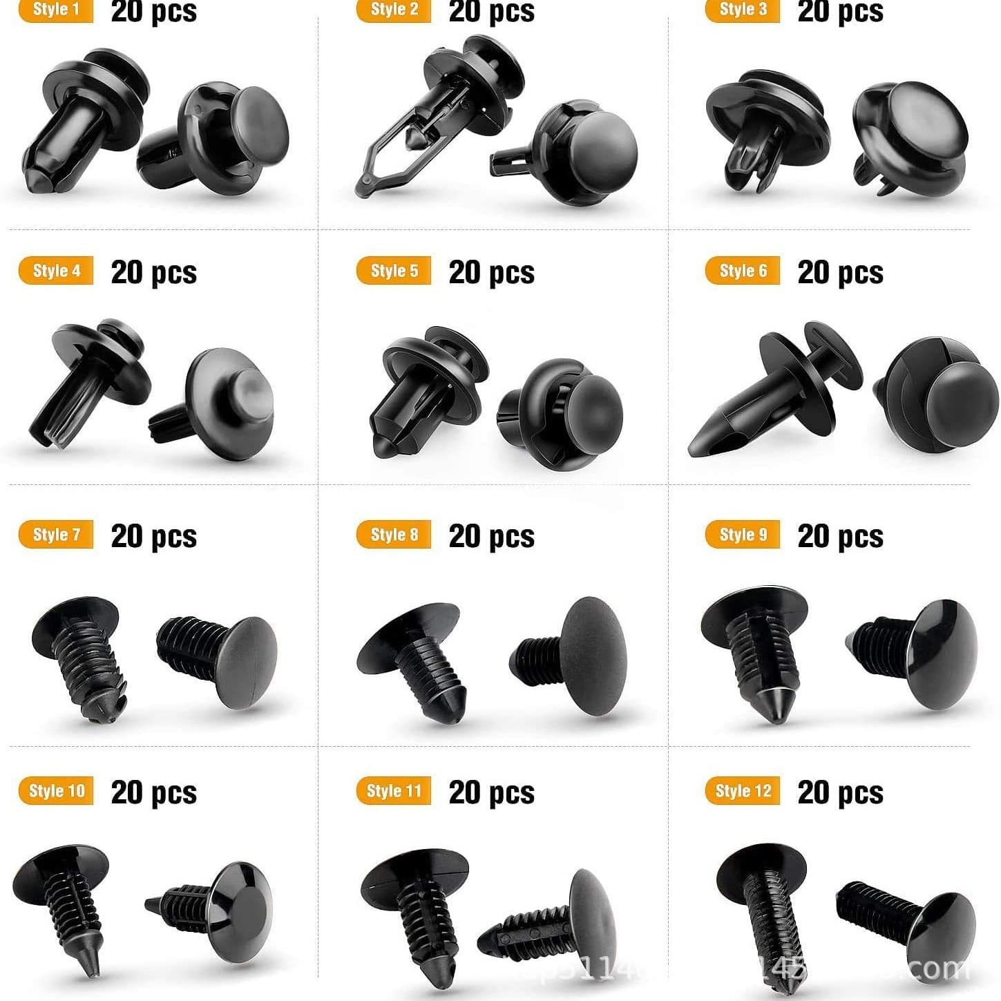 240Pcs Auto Push Pin Rivets Set thumbnail 5