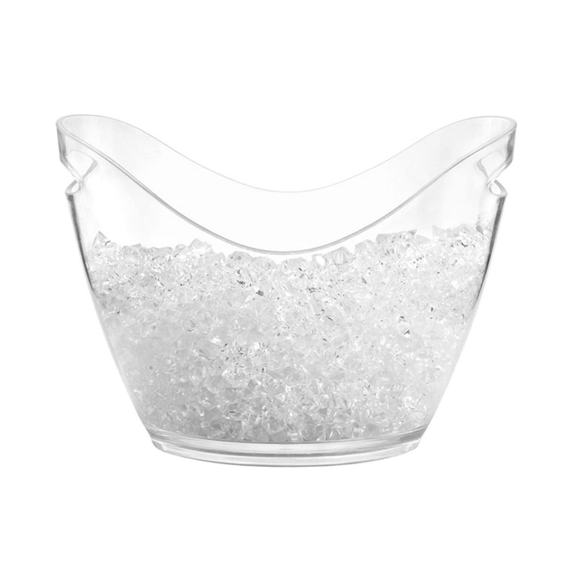 4L Clear Plastic Ice Bucket (1 Gal) thumbnail 2