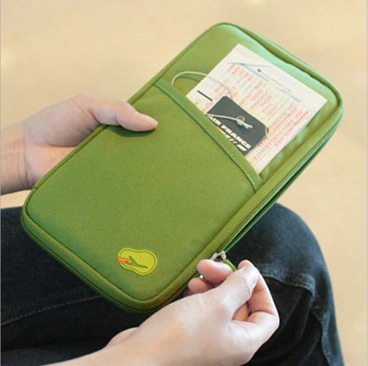 Solid Polyester Zipper Card Holder thumbnail 3